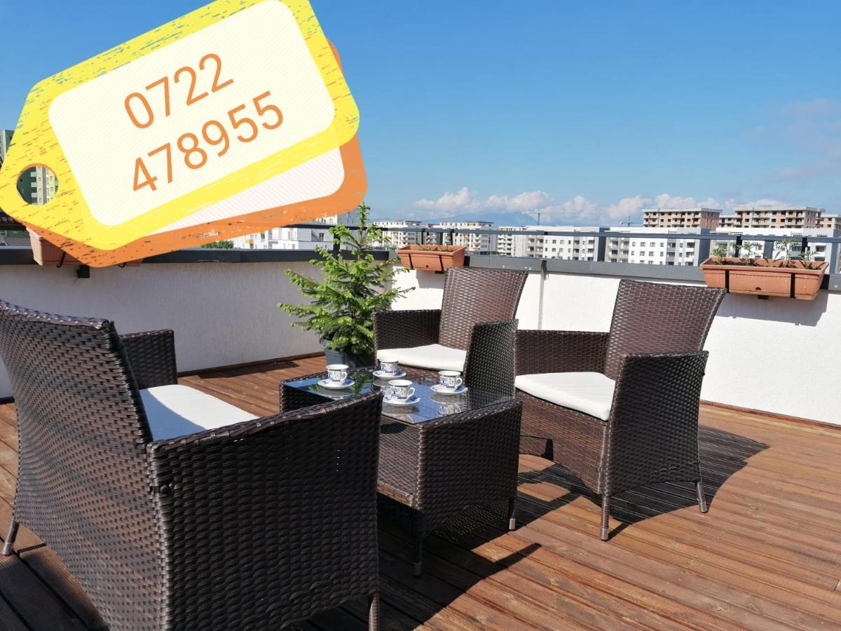 Ama Apartament Cu Terasa 50 Mp & Parcare 브라쇼브 외부 사진